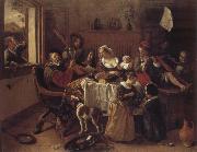 Jan Steen The cheerful family china oil painting artist